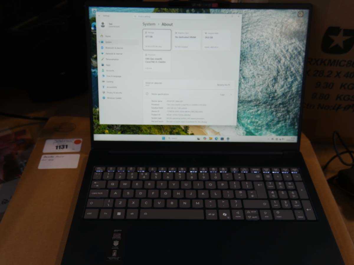 Lot 1131 - Lenovo IdeaPad Slim 5 16IRH10 laptop, Intel i5-...