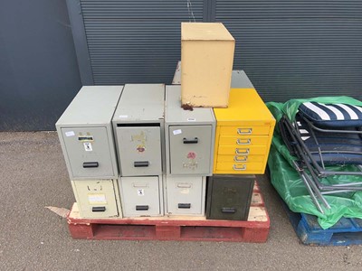 Lot 4233 - Pallet of assorted single drawer and multi...