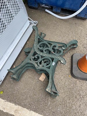 Lot 4235 - Four cast iron bench ends