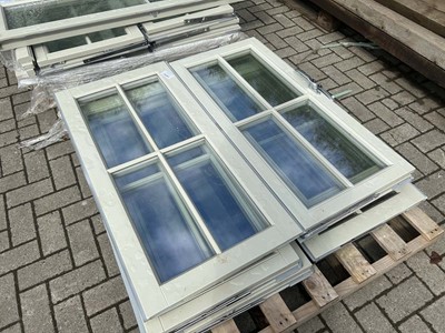 Lot 4269 - Approximately 15 double glazed wooden windows...