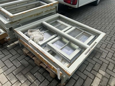 Lot 4269 - Approximately 15 double glazed wooden windows...