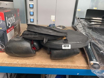 Lot 4313 - Tennis & squash rackets & some boxing gloves
