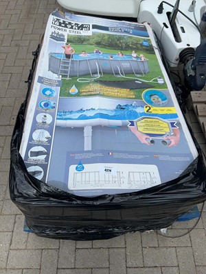 Lot 4274 - Boxed 4.4 x 2.7m best way swimming pool