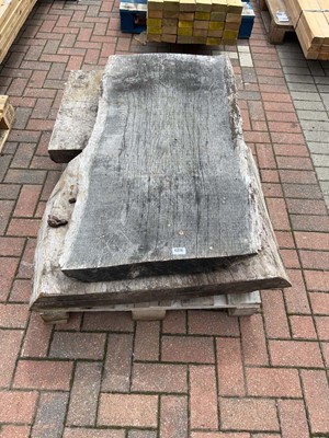 Lot 4276 - Six pieces of waney edge timber