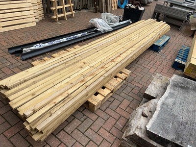 Lot 4277 - Large quantity of 16ft 1 x 2' battening
