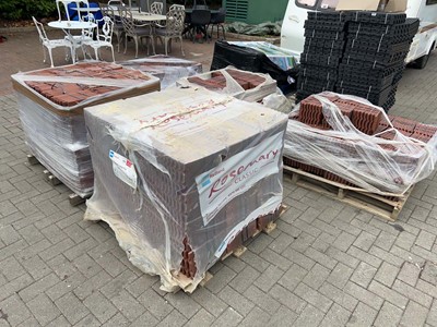 Lot 4290 - Five pallets of Rosemary Classic roof tiles