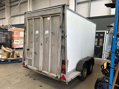 Lot 4340 - Ifor Williams twin axle and GRP 3 metre body...