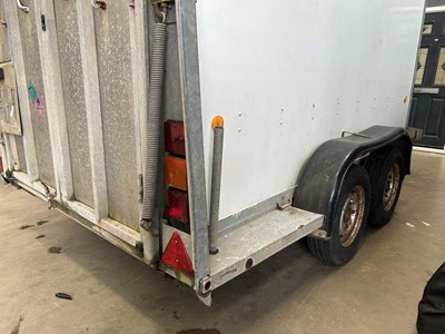 Lot 4340 - Ifor Williams twin axle and GRP 3 metre body...