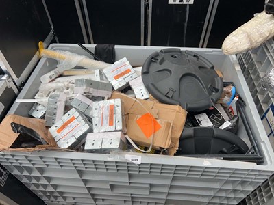 Lot 4409 - Pallet of assorted items to include electrical...