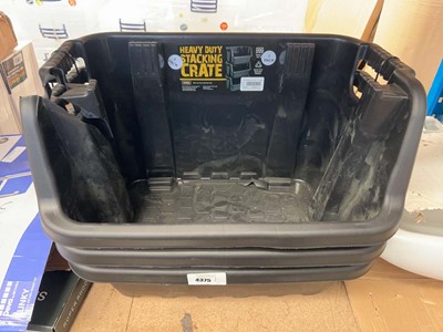 Lot 4375 - Heavy duty storage crates