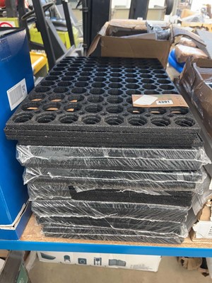 Lot 4391 - Qty of reclaimed rubber door mats