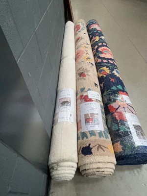 Lot 5031 - Dunelm Boston Mill border rug 300x400cm