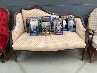 Lot 5037 - Edwardian 2 seater parlour sofa