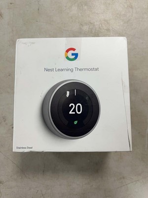Lot 2129 - Google Nest Learning Thermostat, boxed