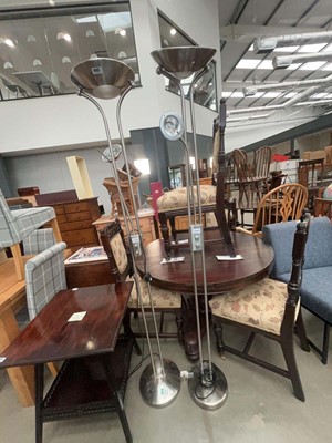 Lot 5127 - 2 floor standing mother and child lamps