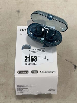 Lot 2153 - Boxed pair of Sony WFC710N noise cancelling...