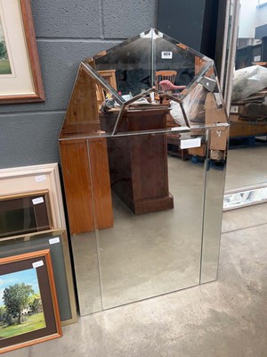 Lot 5074 - Dome topped architectural style mirror