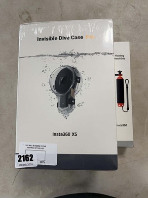 Lot 2162 - Insta 360 X5 Invisible Dive Case Pro, sealed,...