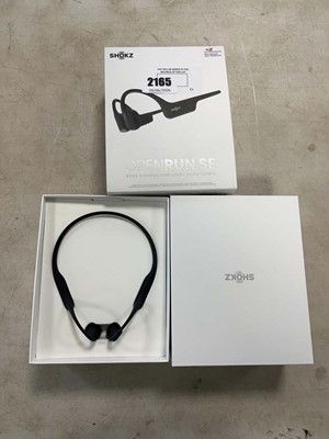 Lot 2165 - Boxed pair of Shokz Open Run SE bone...