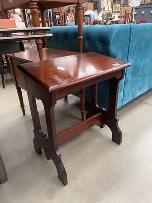Lot 5145 - Stained pine lectern style table
