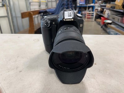 Lot 2179 - Canon EOS 30D camera along with a Canon BGE2...