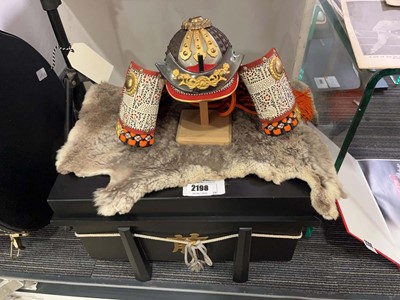 Lot 2198 - Commemorative Samurai Kabuto helmet ornament