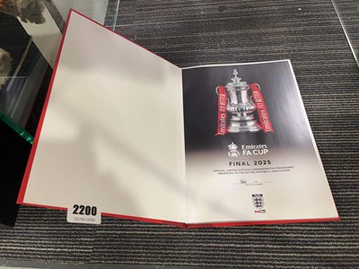 Lot 2200 - Emirates FA Cup Final 2025 Ltd Ed...