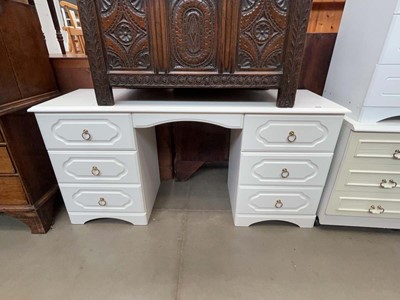 Lot 5253 - White six drawer dressing chest