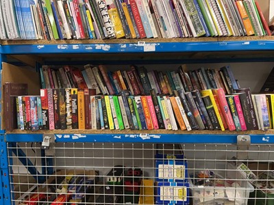 Lot 2213 - Half shelf of fiction and biography books
