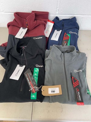 Lot 1797 - x4 Berghaus fleece jackets (x3 XL, x1 XXL)