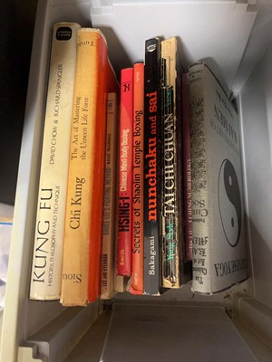 Lot 2220 - Box containing various martial arts books