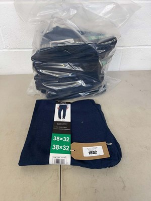 Lot 1802 - Approx. 14 mens Kirkland brushed 5 pocket pants