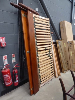 Lot 5314 - Pine Ducal bed frame
