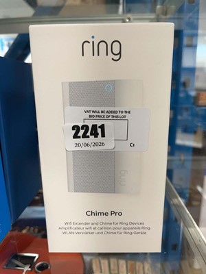 Lot 2241 - Boxed Ring Chime Pro