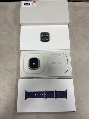 Lot 2245 - Boxed Apple Watch Ultra 2 49mm Titanium Blue...