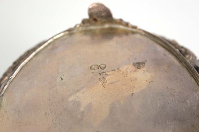 Lot 257 - A Victorian two handled basket of oval form...