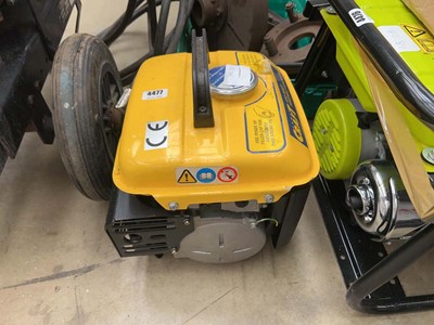 Lot 4477 - Small Powercraft 650w portable generator