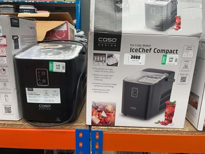 Lot 3089 - 1 boxed and 1 unboxed Caso Design ice cube maker
