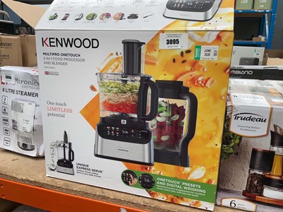 Lot 3095 - Kenwood multi pro 1 touch 2 in 1 food...