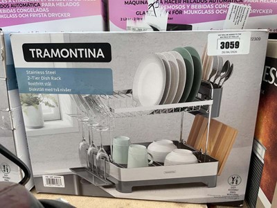 Lot 3059 - Tramantina stainless steel dishrack