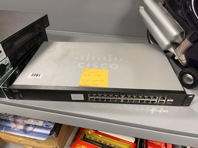 Lot 2261 - Cisco SG250-26HP 26 port gigabit PoE smart switch