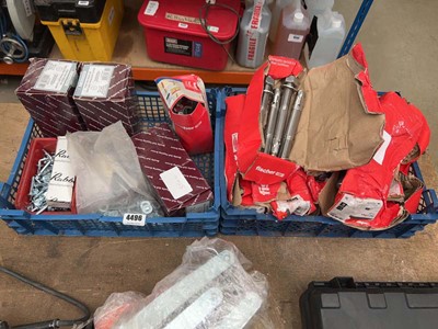 Lot 4496 - 2 boxes of Fischer and other fixings