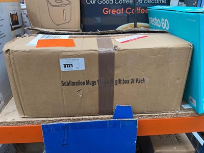 Lot 3121 - Box of mugs