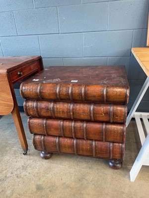 Lot 5323 - Chest of drawers modelled as a stack of books