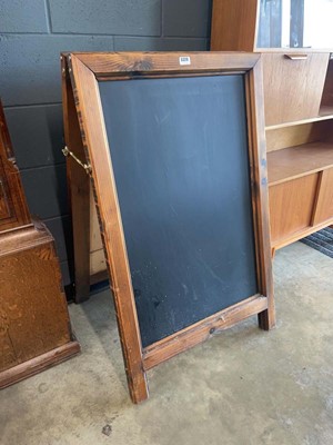 Lot 5329 - Large catering chalk board
