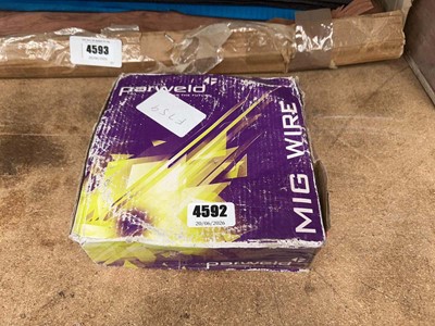Lot 4592 - Roll of Mig Wire