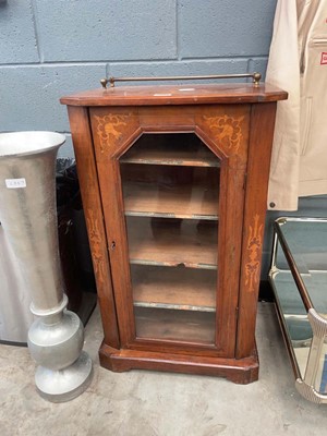 Lot 5343 - Georgian mahogany and marquetry music cabinet