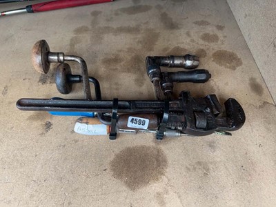 Lot 4599 - Small selection of tools to include tidbits,...