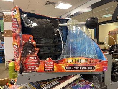 Lot 2295 - Boxed Doctor Who Dalek voice changing helmet