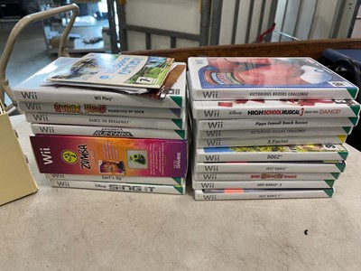 Lot 2303 - Nintendo Wii with accessories, games etc